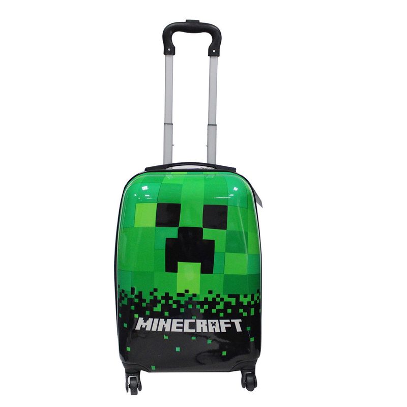 MINECRAFT - Maleta Juvenil 4 Ruedas Minecraft 18''