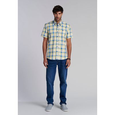 Imagen 2 del producto Camisa Checkered Boston F Amarillo