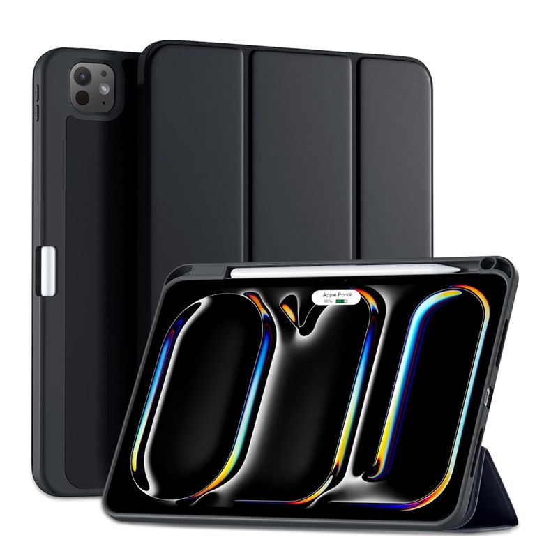 JOIGO - Funda Smart Cover Para iPad Pro 11 M4 2024 Con Ranura Negro.