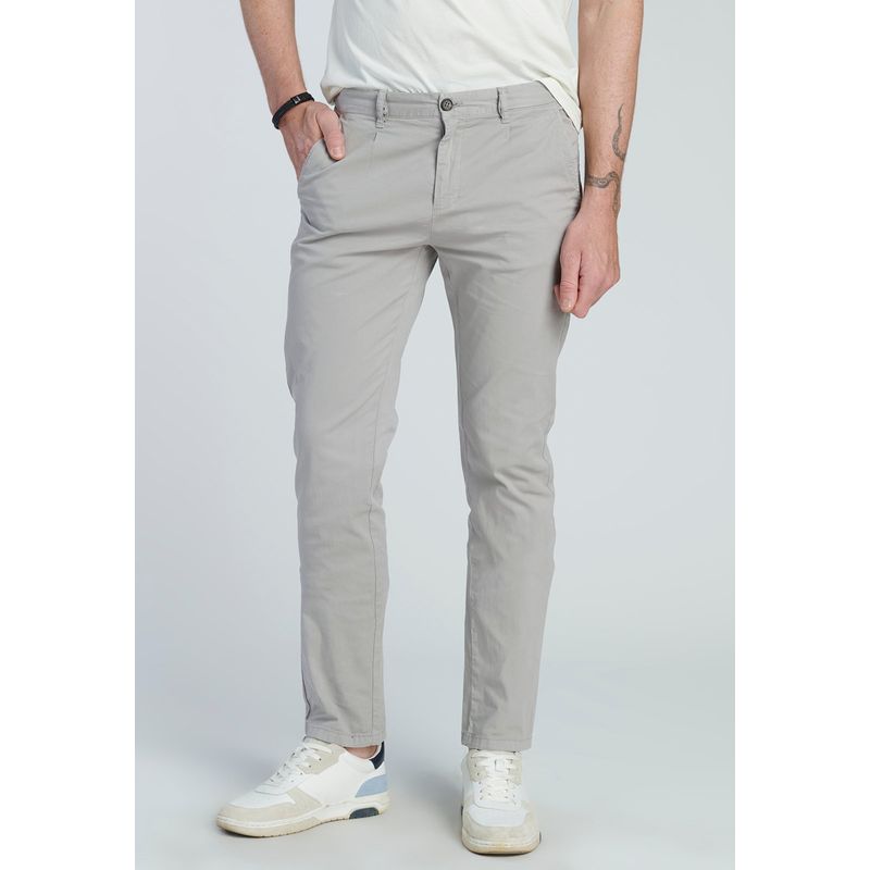 NEW MAN - Pantalon Bucarest Gris New Man