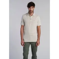 FEROUCH - Polera Polo Alabama Beige