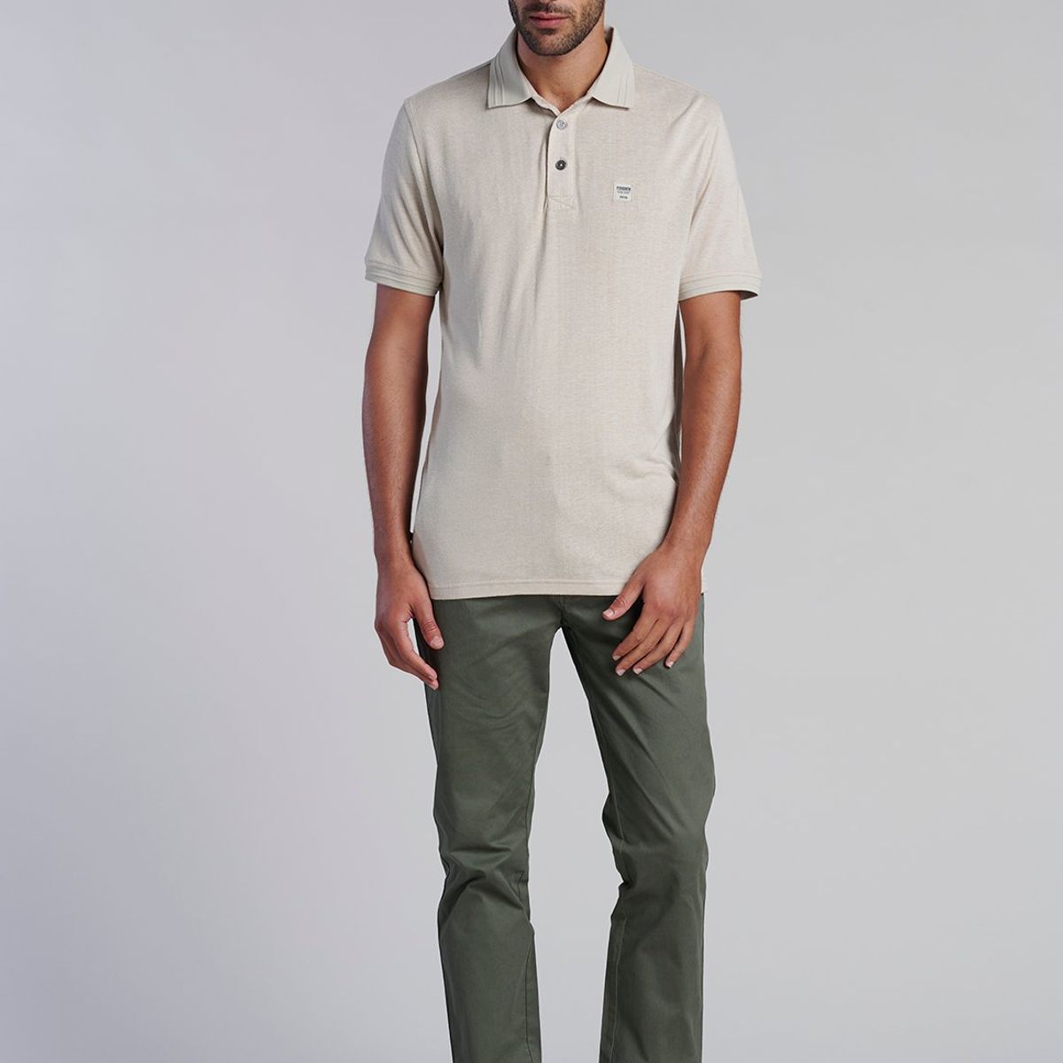 FEROUCH - Polera Polo Alabama Beige Ferouch