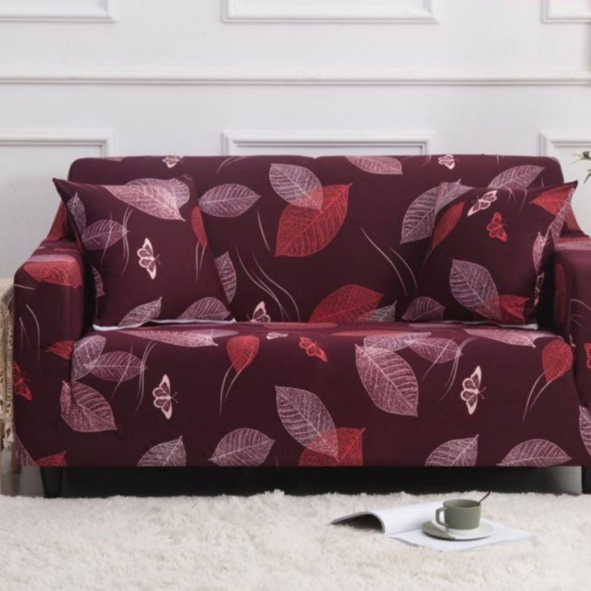 GENERICO - Fundas cubre sillon protectora para sofa spandex set 3+1+1