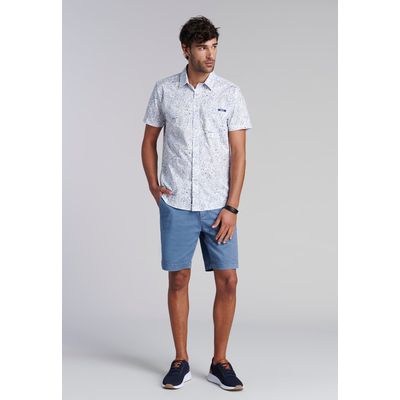 Imagen 2 del producto Camisa Estampada Hawai Fj Azul