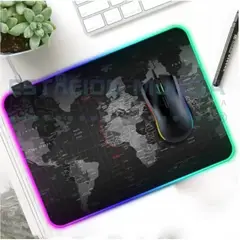 GENERICO - Mouse Pad Gamer con Luces RGB