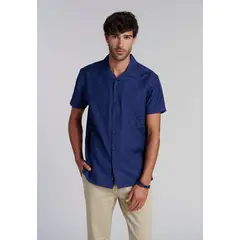 FEROUCH - Camisa Idaho Azul
