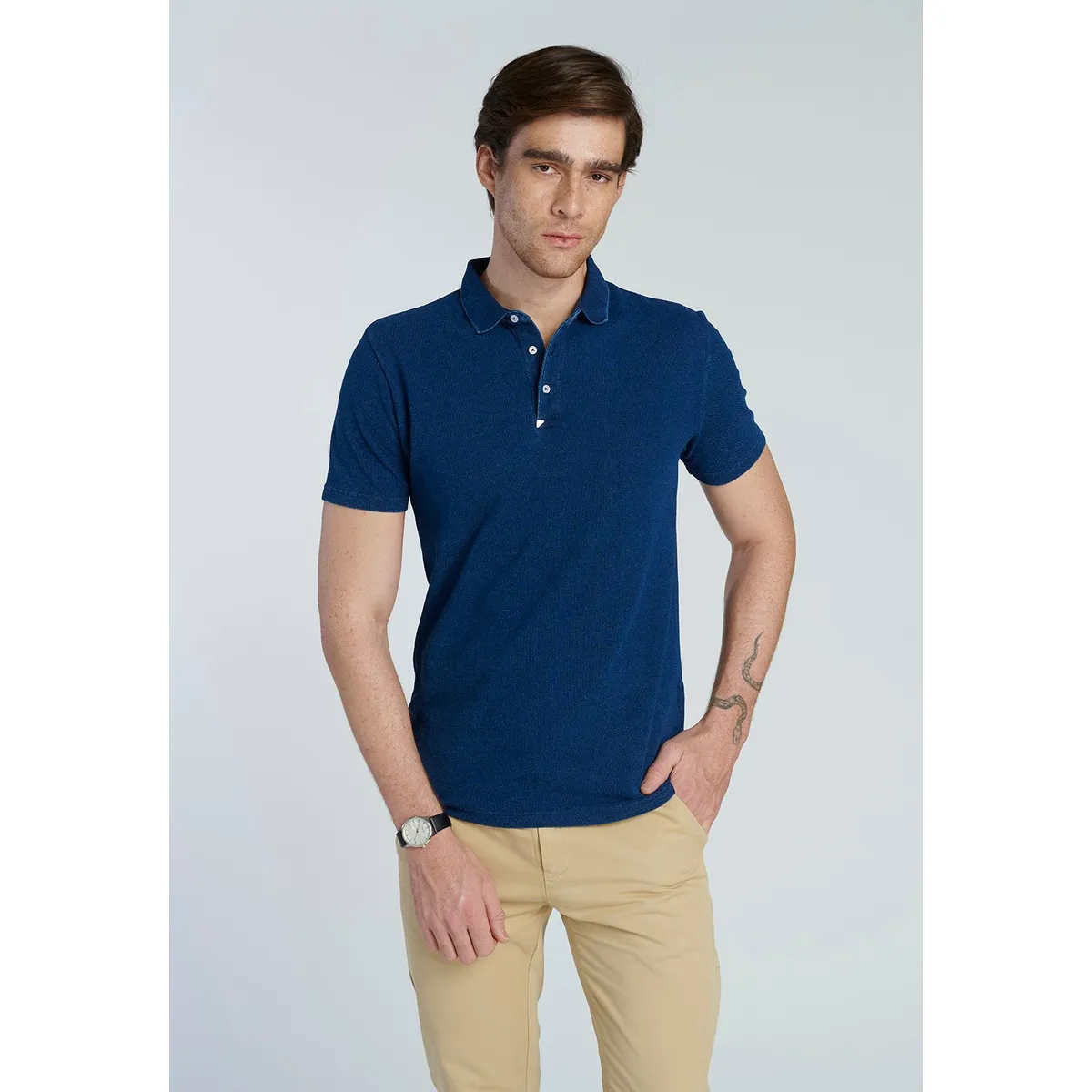 NEW MAN - Polo Huesca Azul New Man