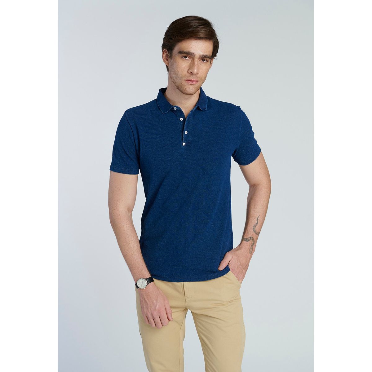 NEW MAN - Polo Huesca Azul New Man