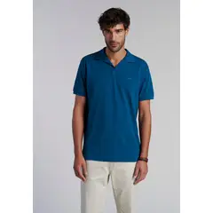FEROUCH - Polera V Neck Polo Delaware Verde