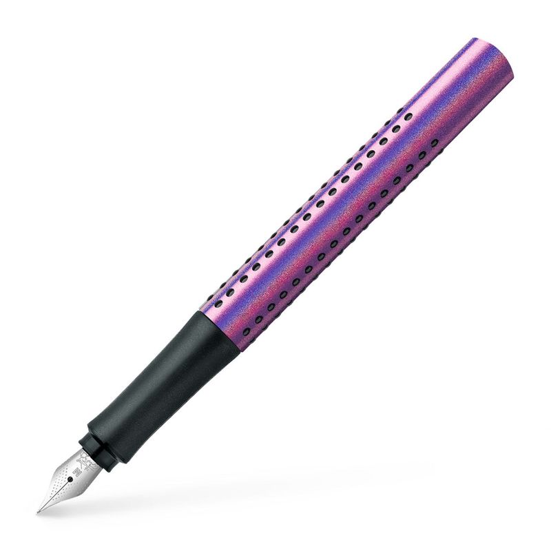 FABER-CASTELL - Pluma Estilográfica Grip Edition Faber-Castell M Glam Violet