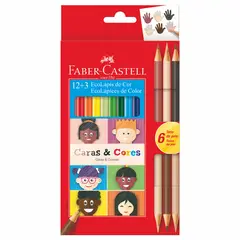 FABER-CASTELL - Lápices De Colores Caras Y Colores x18 Colores