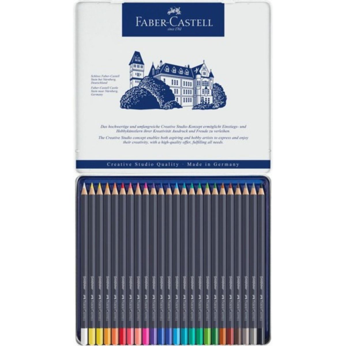 FABER-CASTELL - Lápiz De Color Goldfaberlata Metal Faber-Castell x24 Colores