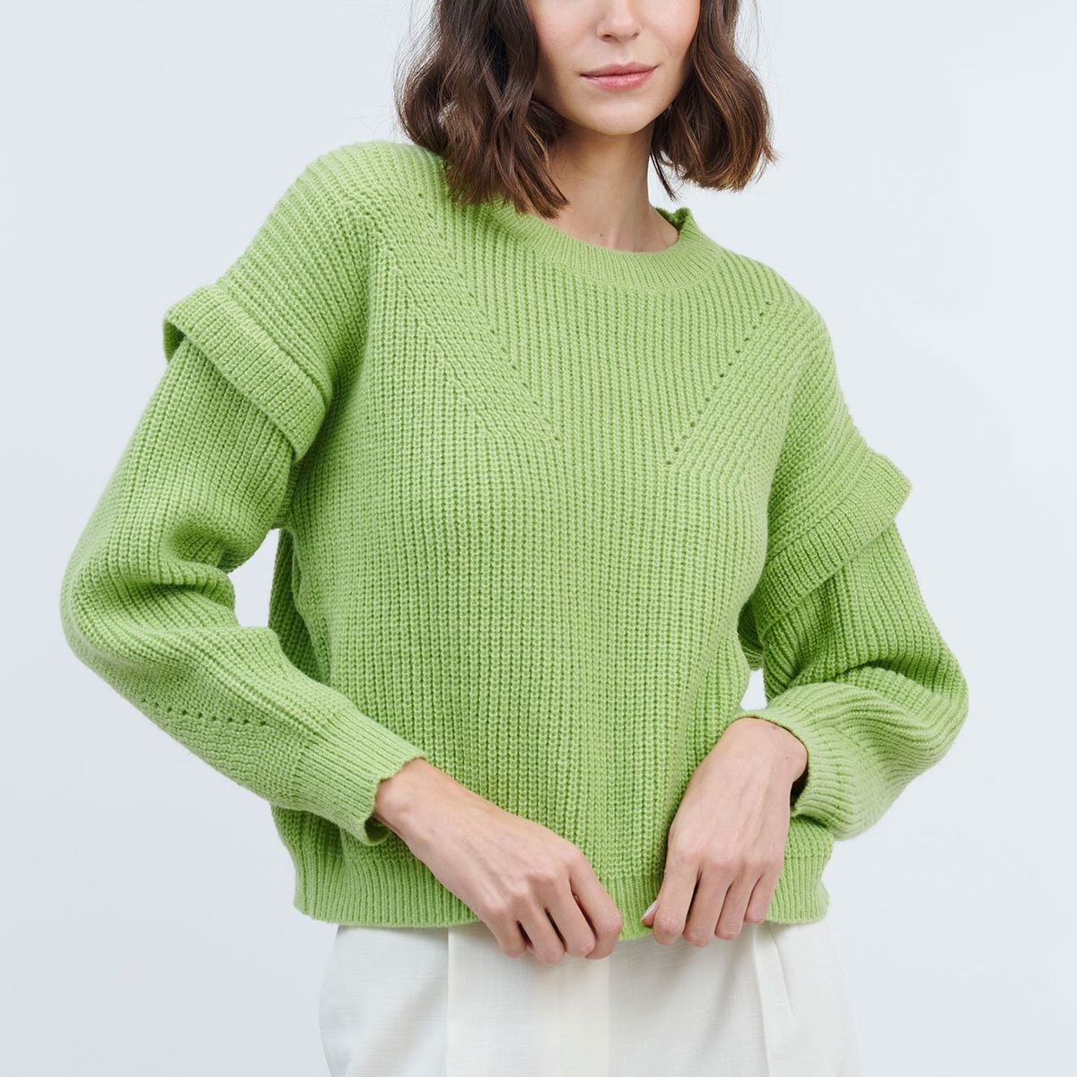 GUINDA - Sweater cuello redondo Rita