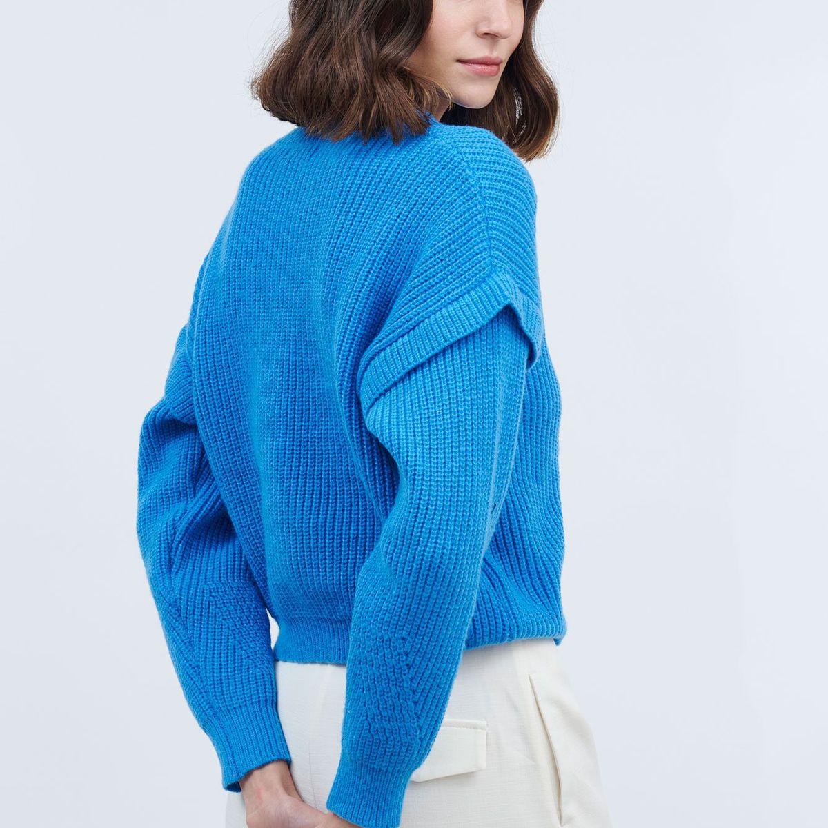 GUINDA - Sweater cuello redondo Rita