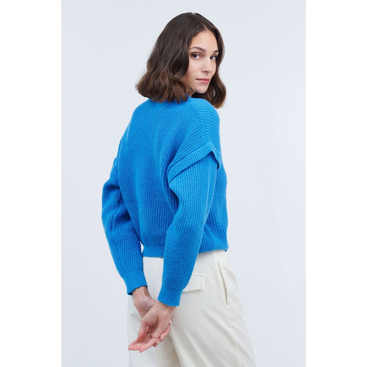 GUINDA - Sweater cuello redondo Rita