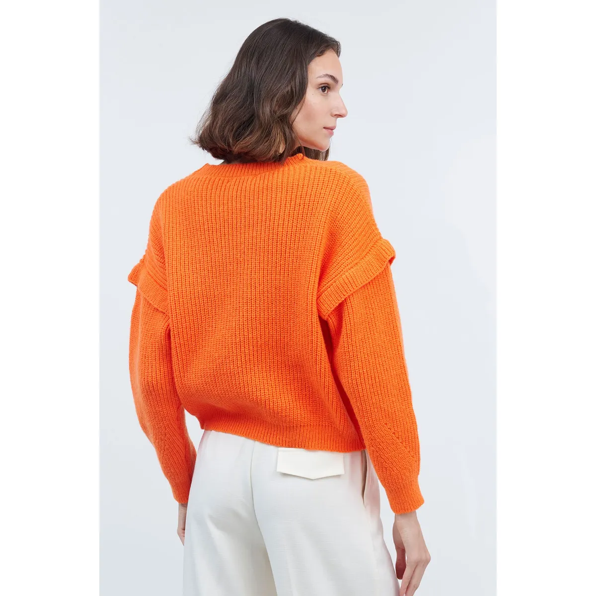 GUINDA - Sweater cuello redondo Rita