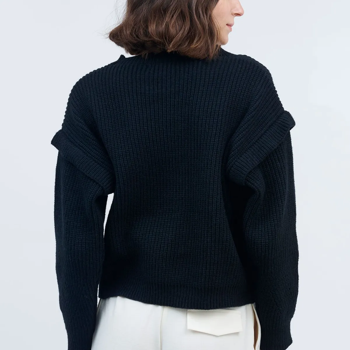 GUINDA - Sweater cuello redondo Rita