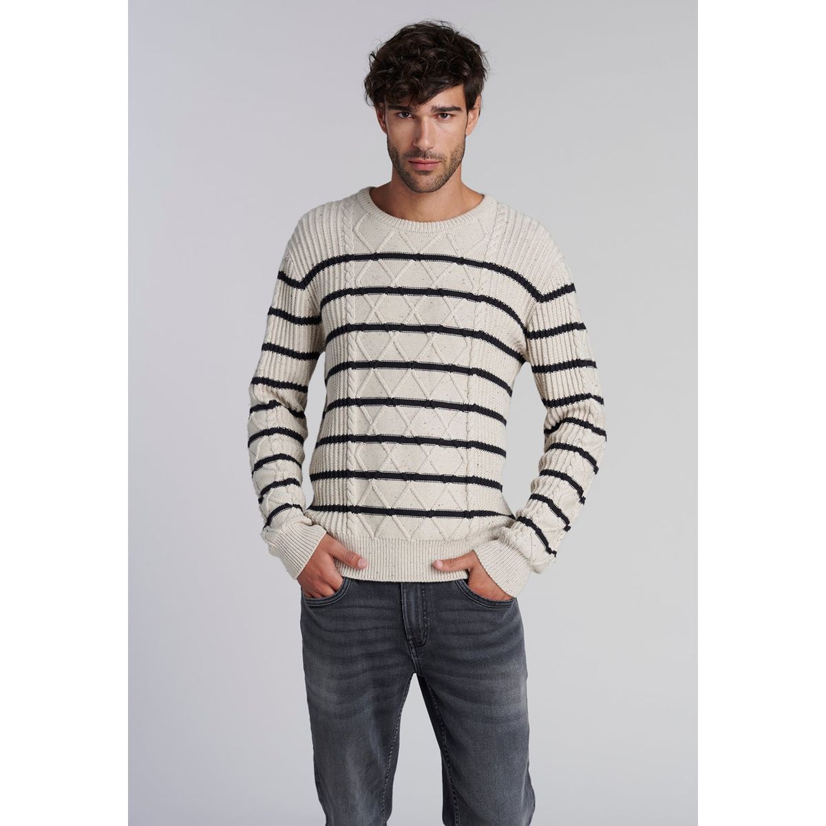 FEROUCH - Sweater Portland F Beige Ferouch
