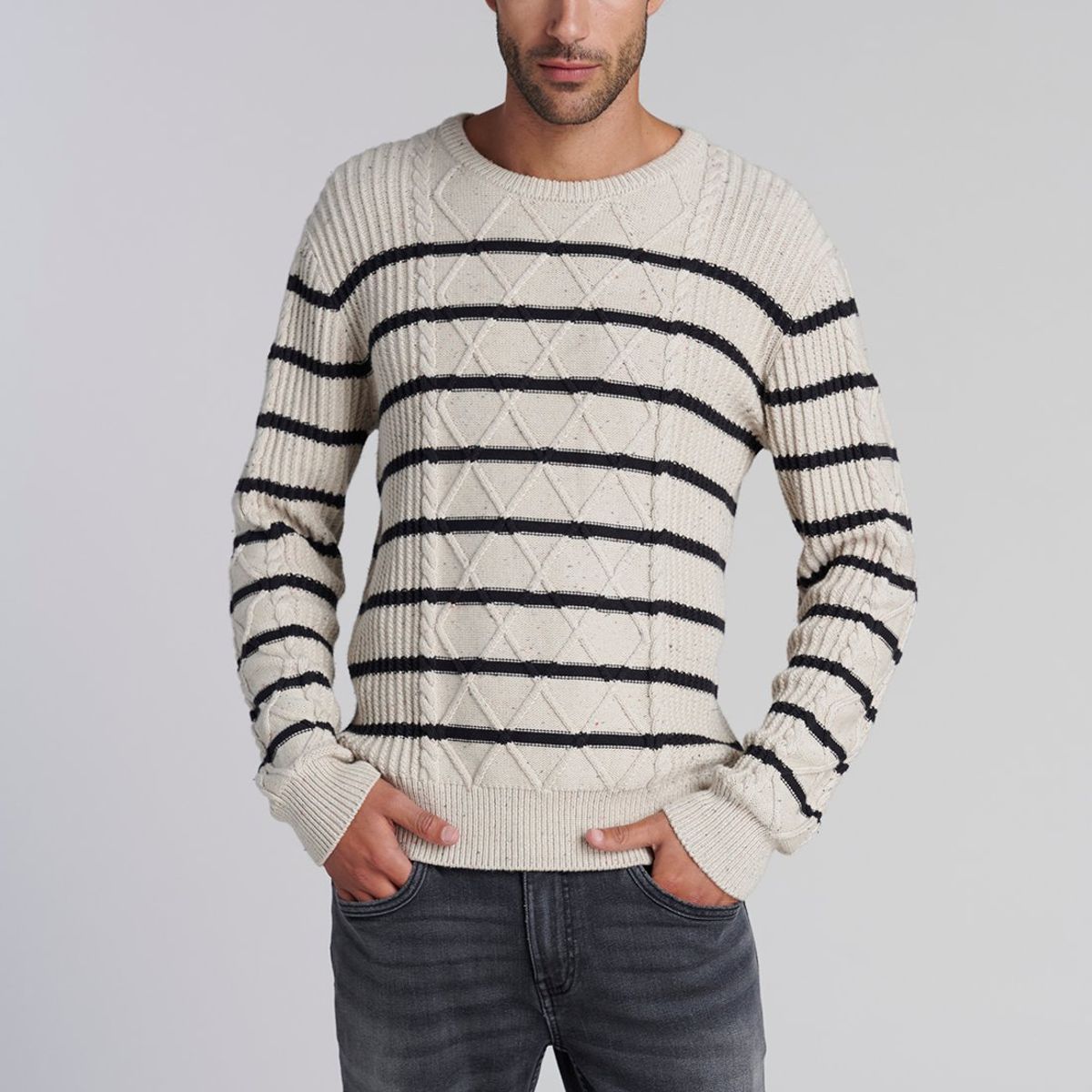 FEROUCH - Sweater Portland F Beige Ferouch