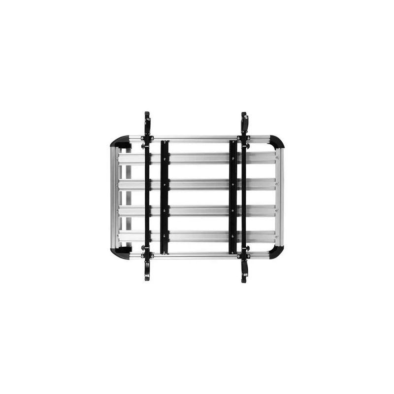 IMPORTCLICK - Parrila Techo Automóvil Aluminio Barras Porta Equipaje Gris
