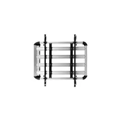 IMPORTCLICK - Parrila Techo Automóvil Aluminio Barras Porta Equipaje Gris