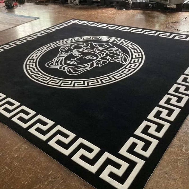 GENERICO - ALFOMBRA PARA LIVING ANTIDESLIZANTE CON DISEÑOS TRIDIMENCIONALES