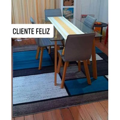 Imagen 2 del producto ALFOMBRA PARA LIVING ANTIDESLIZANTE CON DISEÑOS TRIDIMENCIONALES