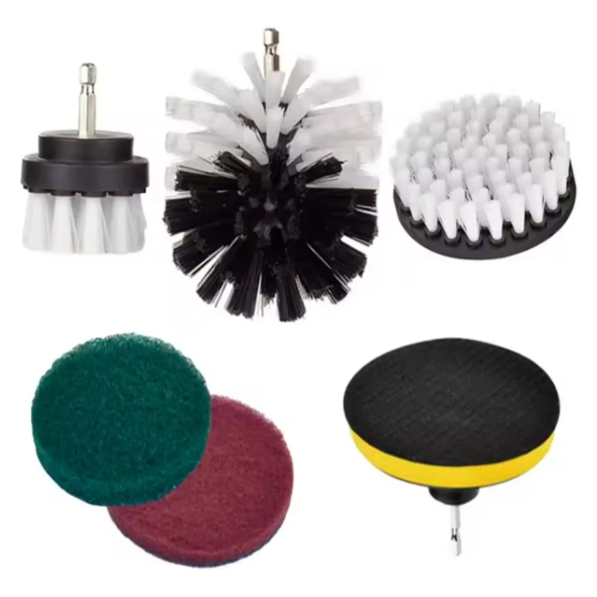 IMPORTCLICK - Set 30 Piezas Cepillos Para Taladro Eléctrico Limpieza Multioso
