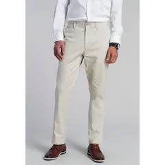 FEROUCH - Pantalon Twill Regular L/33 Beige
