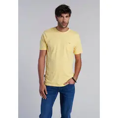 FEROUCH - Polera Bolsillo Houston Amarillo