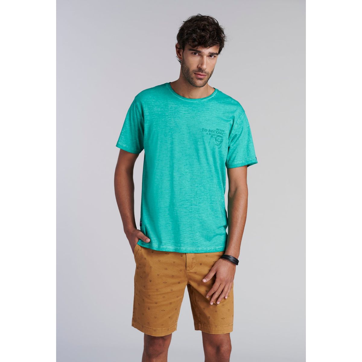 FEROUCH - Polera New York Verde Ferouch