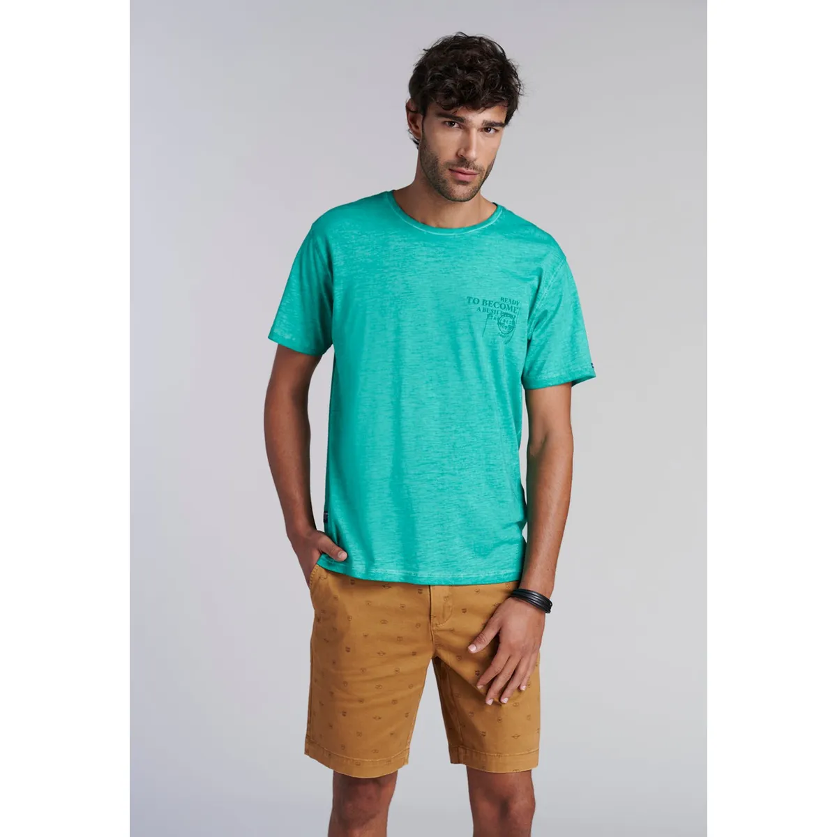 FEROUCH - Polera New York Verde Ferouch