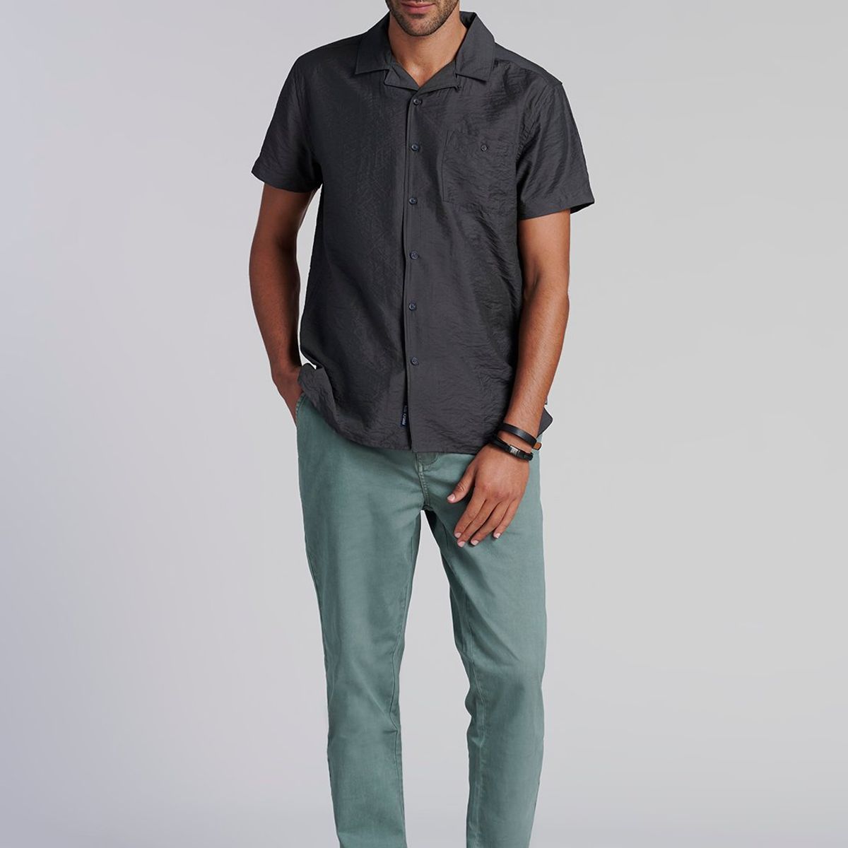 FEROUCH - Camisa Idaho Ferouch Gris Ferouch