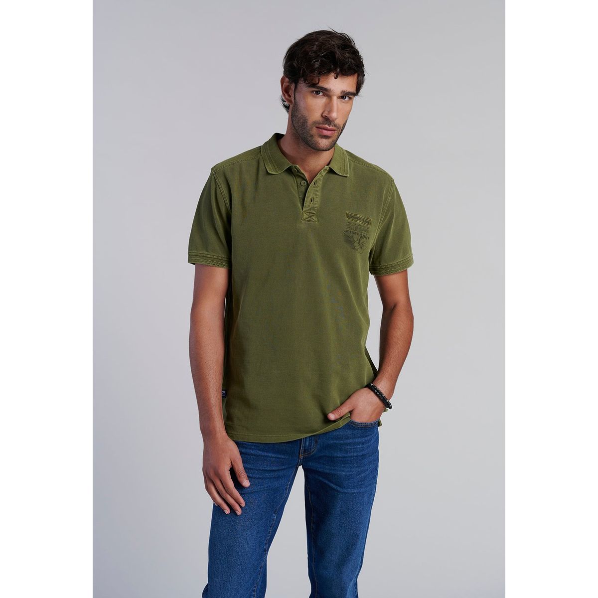 FEROUCH - Polera Polo Las Vegas Verde Ferouch