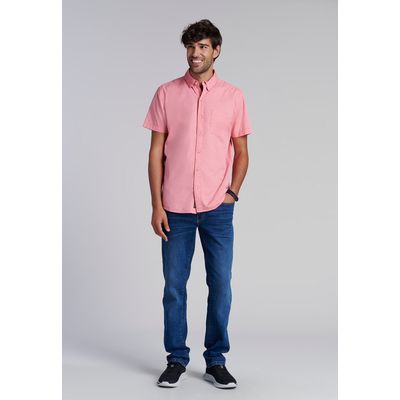 Imagen 2 del producto Camisa Garment Dyed Fj Rojo