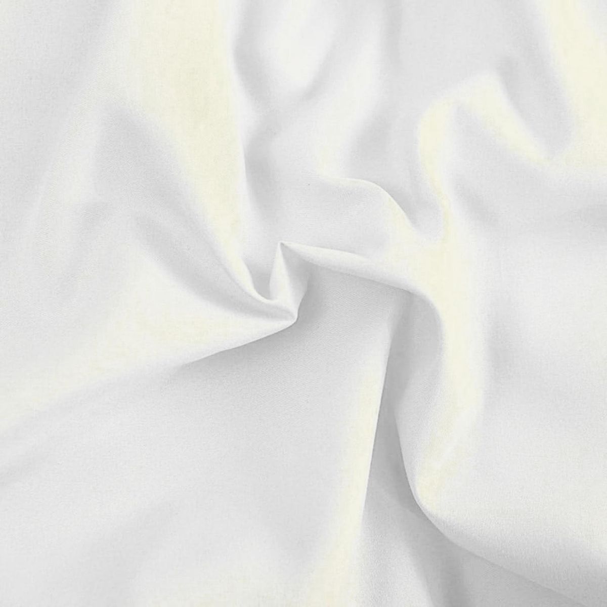 IMPORTCLICK - Juego Sábanas Algodón Poliéster 200 Hilos + 2 Fundas King Blanco IMPORTCLICK