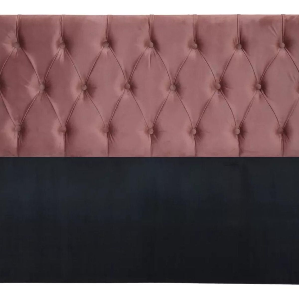 IMPORTCLICK - Respaldo Super King Piso Capitone Premiun 200x140 CM Palo Rosa Felpa - Palo Rosa