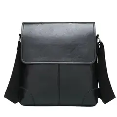 GENERICO - Bandolero bolso cruzado de hombro de piel sintética para hombre