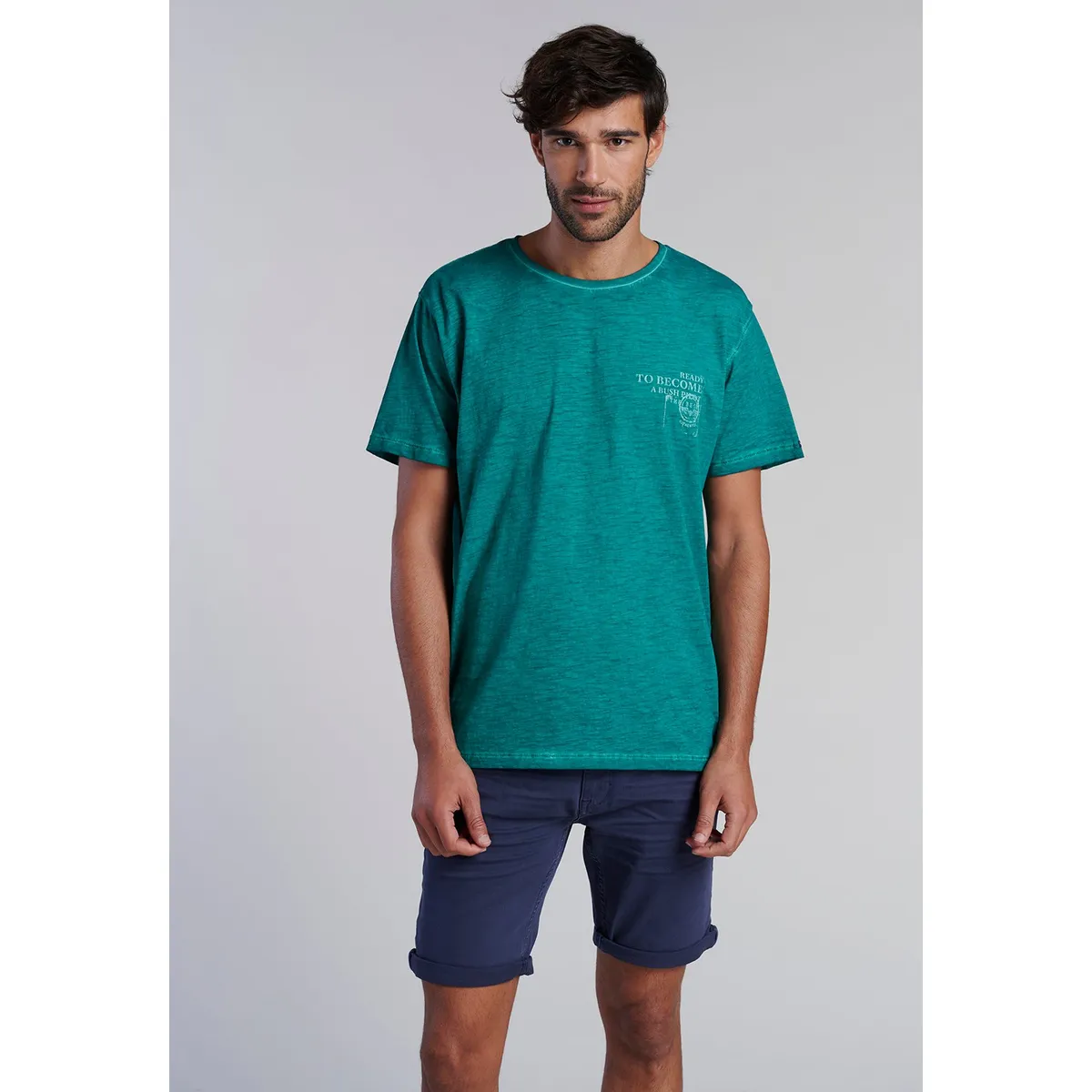 FEROUCH - Polera New York Verde Ferouch