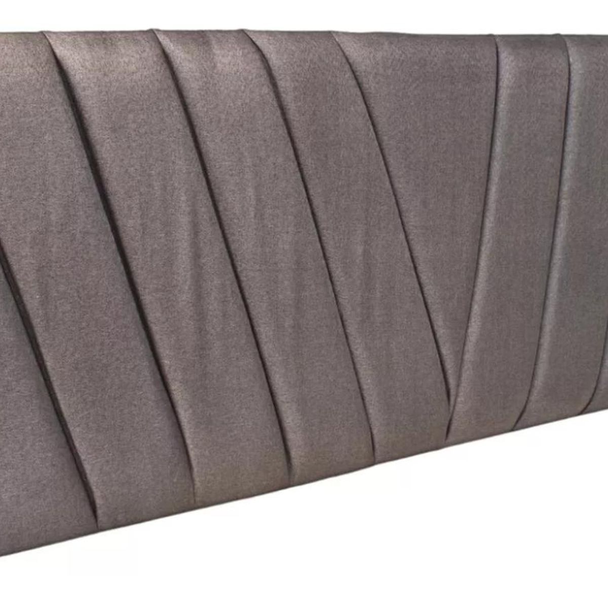 IMPORTCLICK - Respaldo Elegante King Capitone En V 180x60 CM Gris Claro Lino IMPORTCLICK