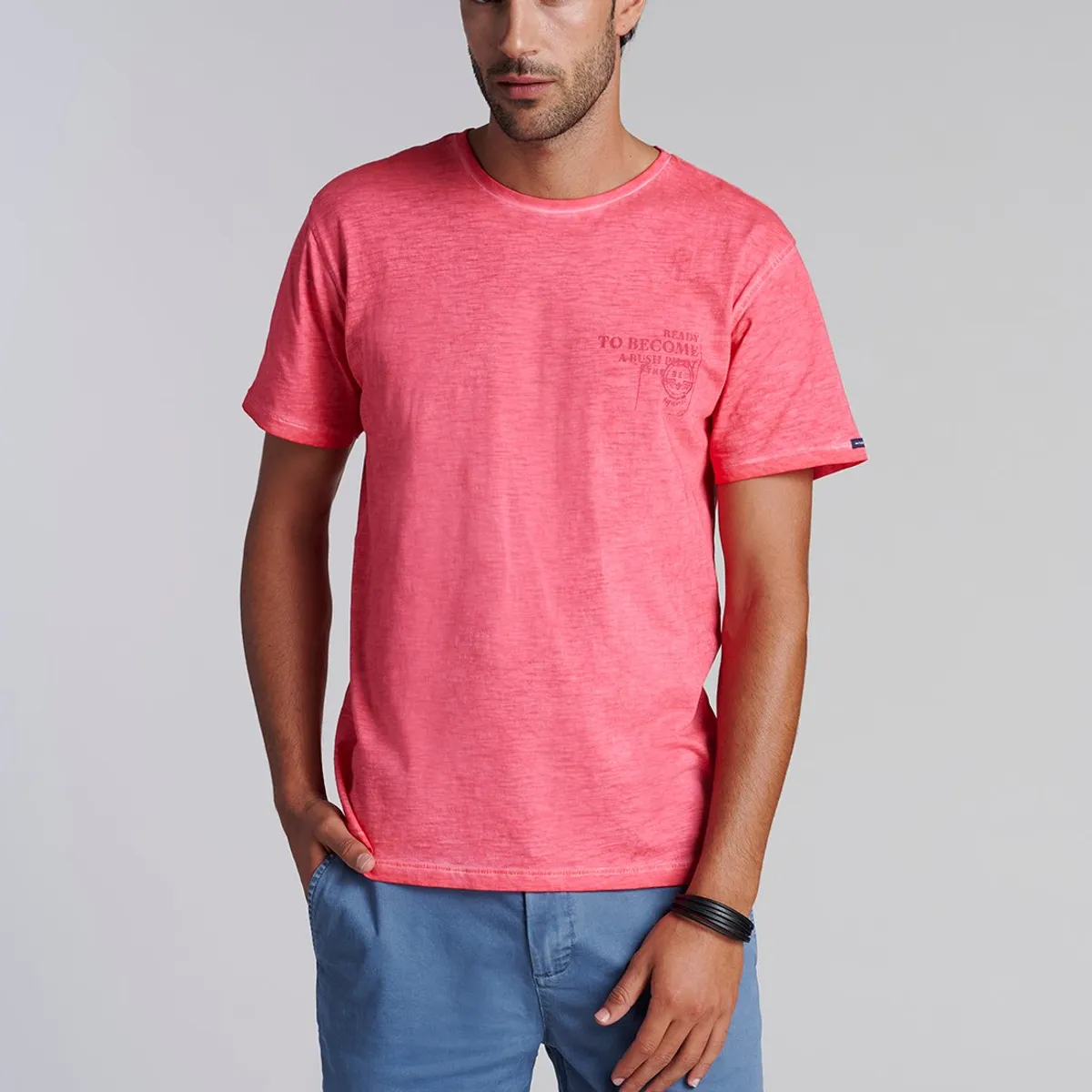 FEROUCH - Polera New York Rojo Ferouch