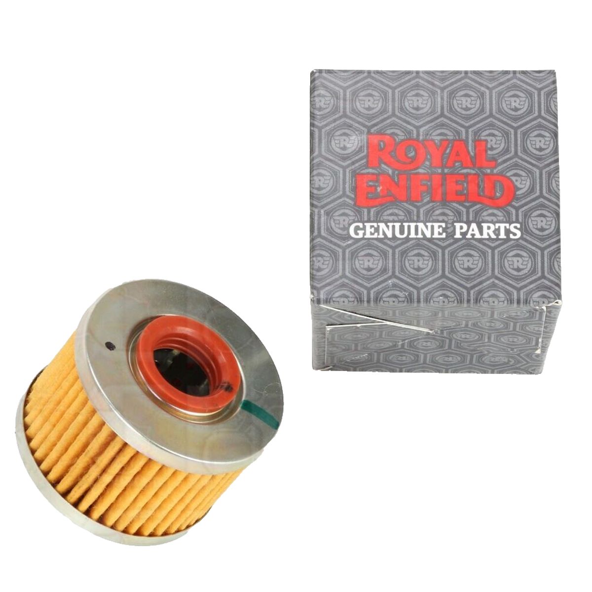 GENERICO - Royal Enfield meteor 350 Filtro Aceite Original Genuino