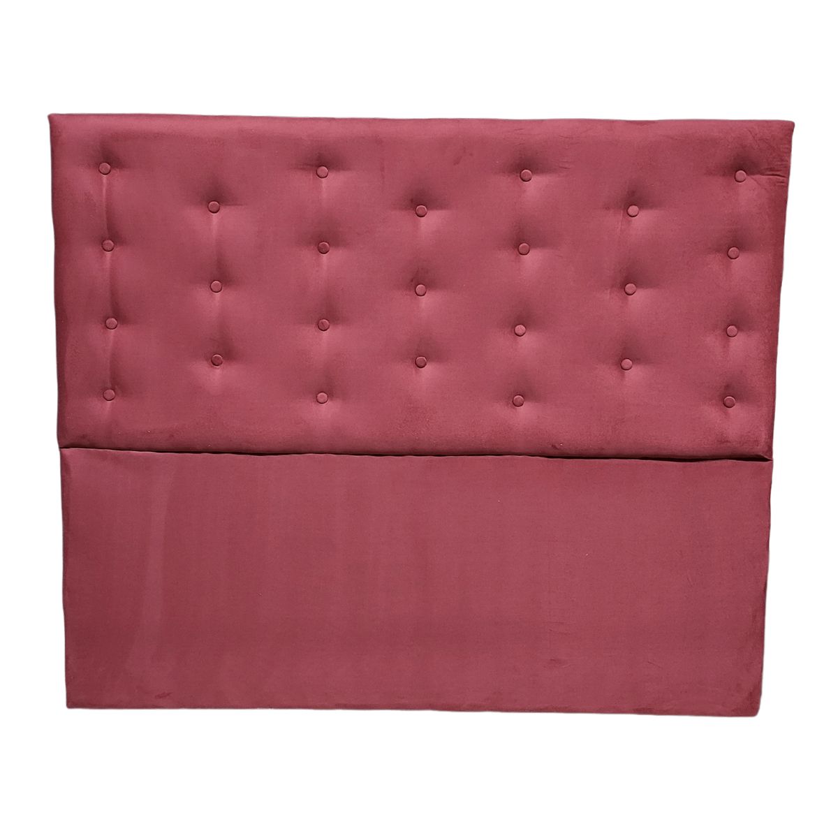 GENERICO - Respaldo 2 Plazas ladrillo Felpa Botone a piso Muebles Rimar