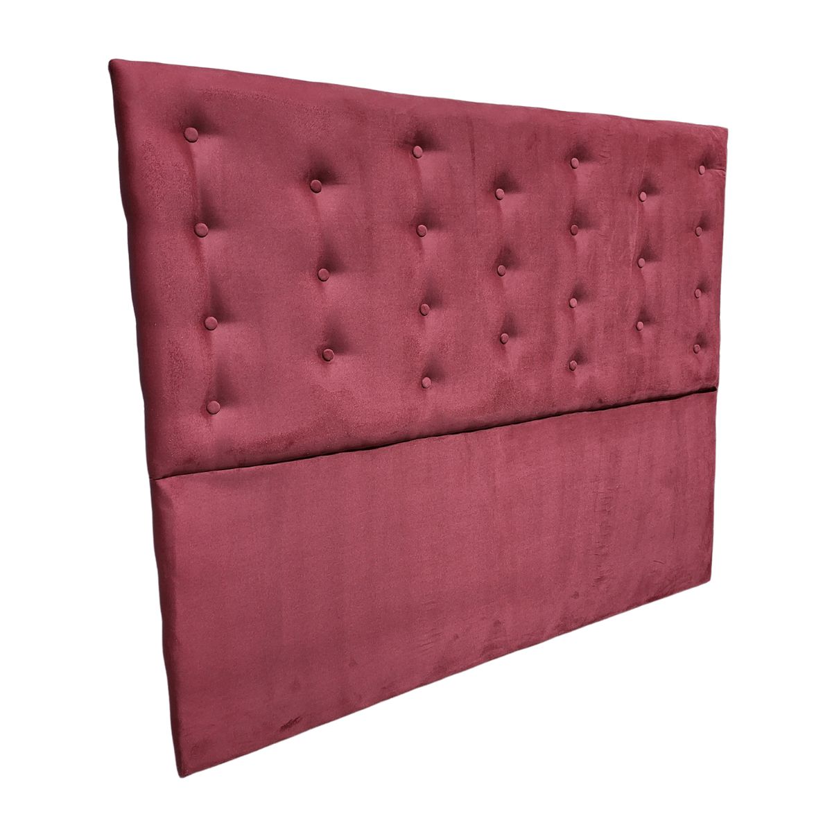 GENERICO - Respaldo 2 Plazas ladrillo Felpa Botone a piso Muebles Rimar