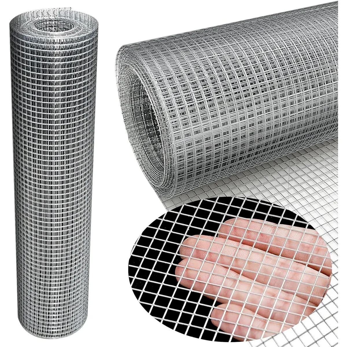 KUANGYE - Malla Electrosoldada Galvanizada Malla alambre Metalica 60cmx10m