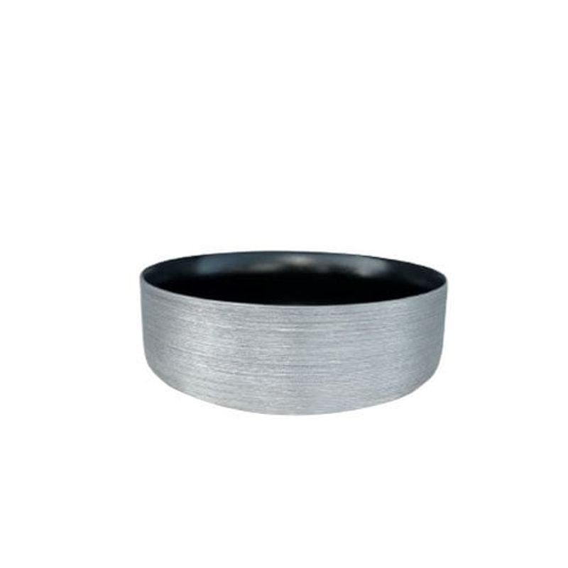 DECHAUS - Lavamanos Sobreponer Dechaus Metalizado Gris 36x14cm Acb8031