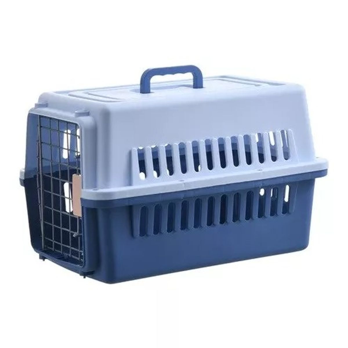 GENERICO - Canil Transportadora Gatos Perros Mascotas Azul S-M