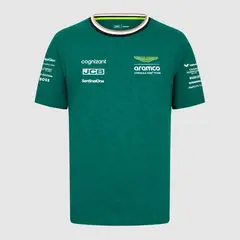 BOSS - Polera Formula 1 Fernando Alonso Oficial Aston Martin 2024