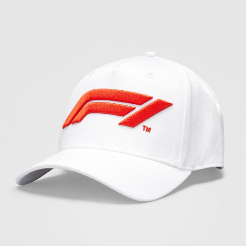 FORMULA 1 - Gorro Formula 1 Logo Oficial 3D Blanco