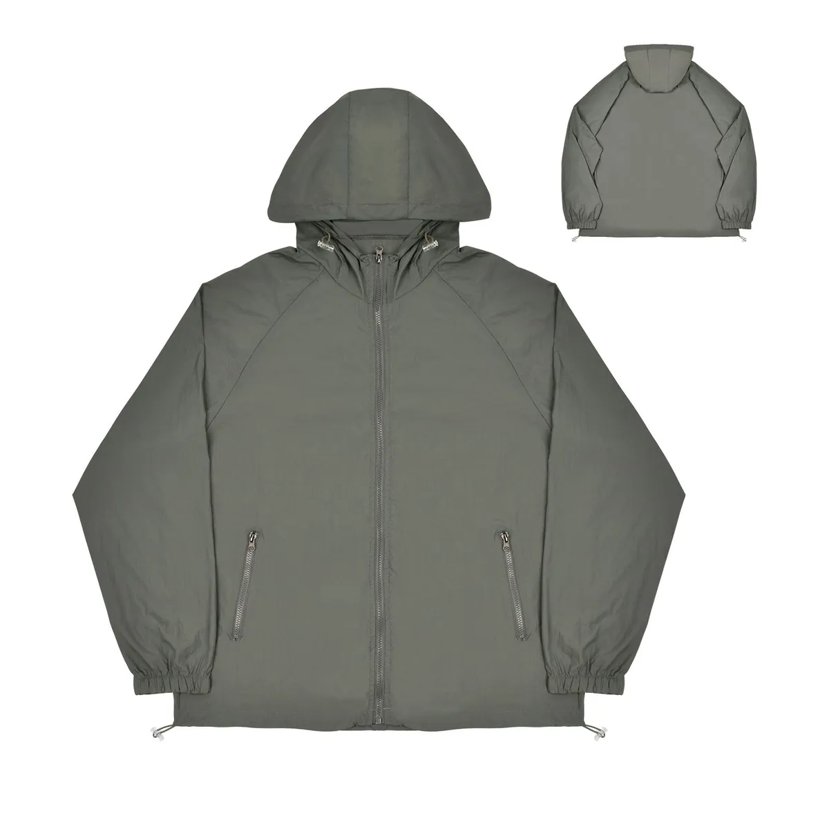 KOKILA - Chaqueta Capucha Protección Solar UPF50+ Delgado Intemperie